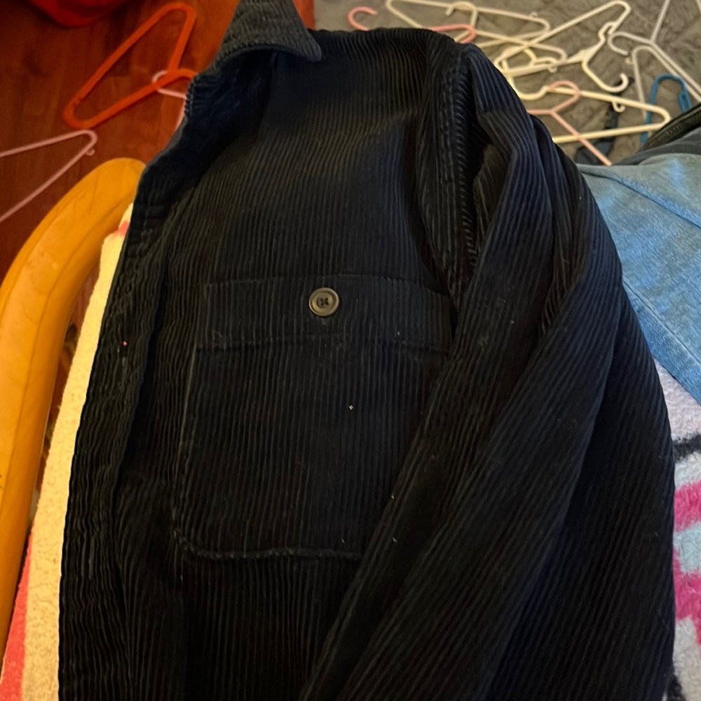 blue corduroy jacket